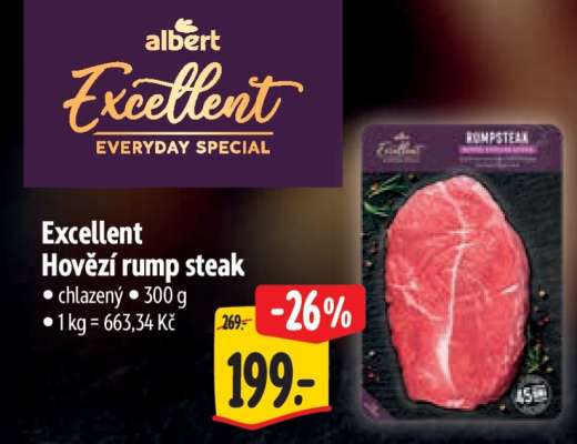 Excellent Hovězí Rump steak