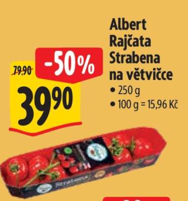 Albert Rajčata Strabena na větvičce