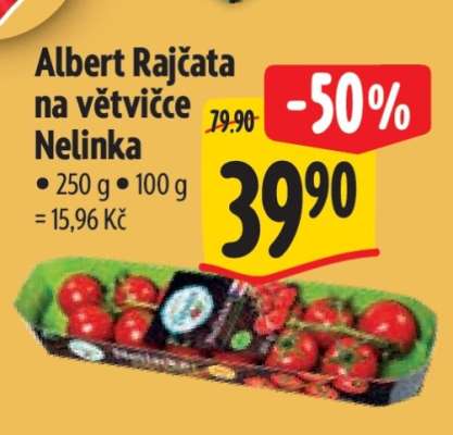 Albert Rajčata na větvičce Nelinka