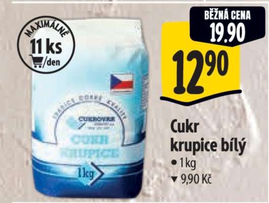 Cukr Krupice bílý