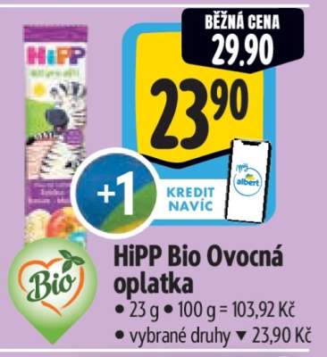 HiPP Bio Ovocná oplatka