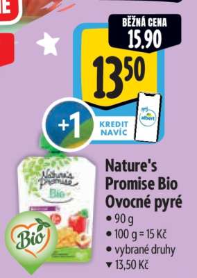 Nature’s Promise Bio Ovocné pyré