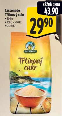 Cassonade Třtinový cukr