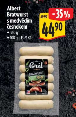 Albert Bratwurst s medvědím česnekem