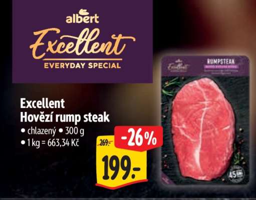 Excellent Hovězí Rump steak