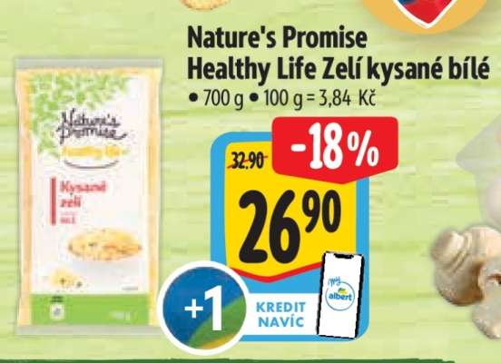 Nature's Promise Healthy life Zelí kysané bílé