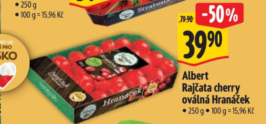 Albert Rajčata cherry oválná Hranáček