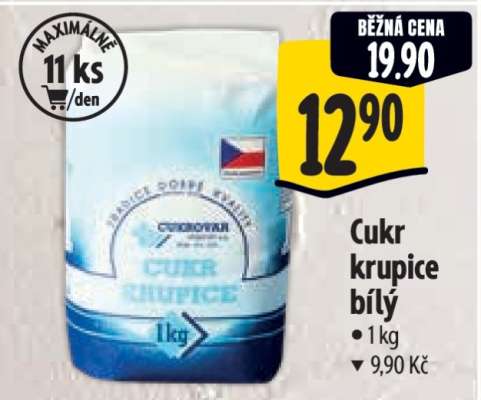 Cukr Krupice bílý