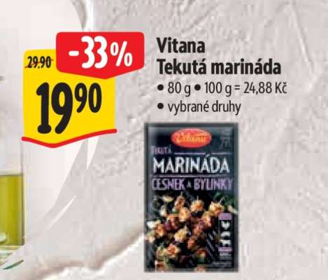 Vitana Tekutá marináda