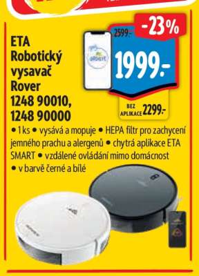 ETA Robotický vysavač Rover 1248 90010/1248 90000