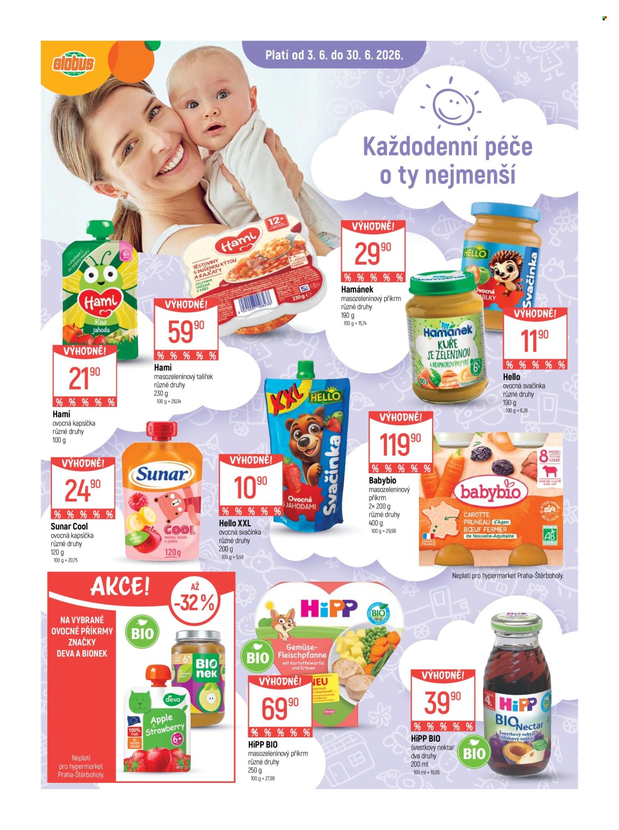 Leták Globus - 3.6.2026 - 30.6.2026. Strana 1