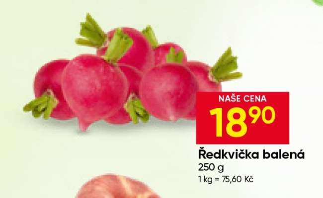 Ředkvička balená