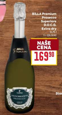 BILLA Premium Prosecco Superiore D.O.C.G. Extra dry