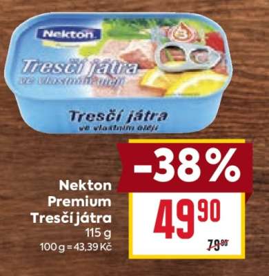 Nekton Premium Tresčí játra