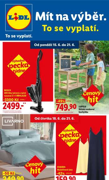 Leták Lidl - 15.6.2026 - 21.6.2026.