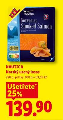 NAUTICA NORSKÝ UZENÝ LOSOS