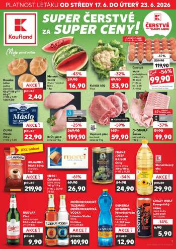 Leták Kaufland - 17.6.2026 - 23.6.2026.