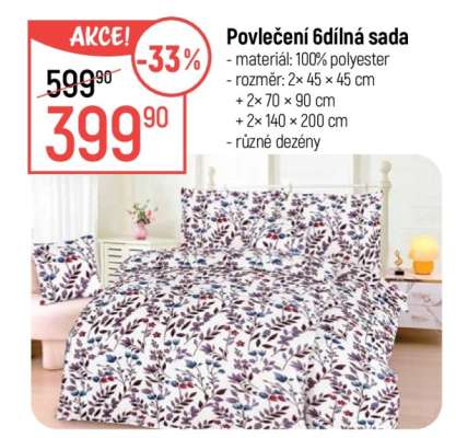 Povlečení 6dílná sada