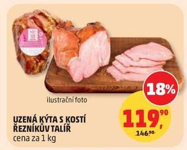 Uzená kýta s kostí Řezníkův talíř