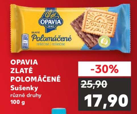 Opavia Zlaté polomáčené
