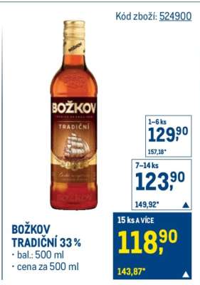 BOŽKOV TRADIČNÍ 33 %