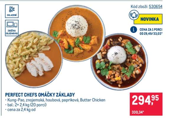 PERFECT CHEFS OMÁČKY ZÁKLADY