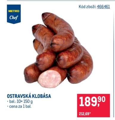 Ostravská klobása*