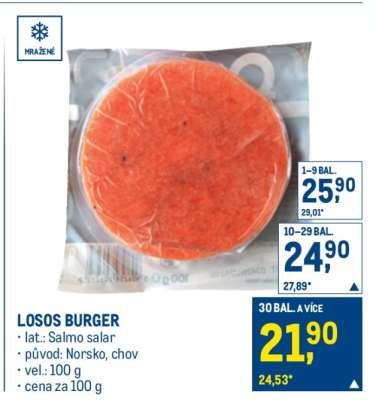Losos burger