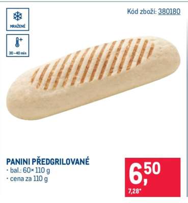 Panini předgrilované
