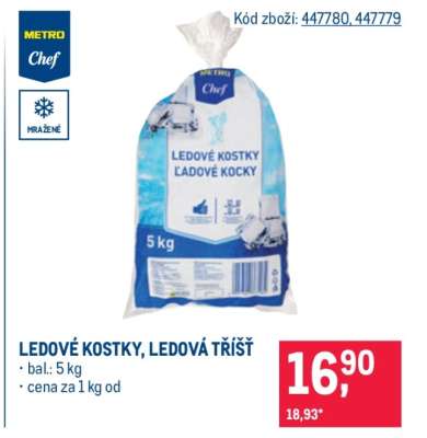 LEDOVÉ KOSTKY, LEDOVÁ TŘÍŠŤ