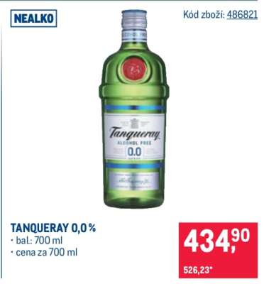 TANQUERAY 0,0 %