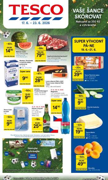 Leták TESCO - 17.6.2026 - 23.6.2026.