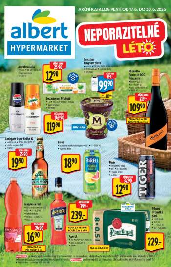 Leták Albert Hypermarket - 17.6.2026 - 30.6.2026.