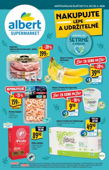 Leták Albert Supermarket - 17.6.2026 - 30.6.2026.