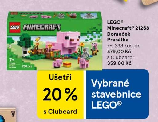 LEGO® Minecraft® 21268 Domeček Prasátka