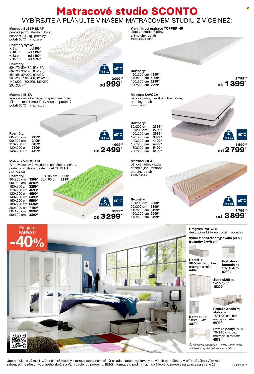 Leták SCONTO NÁBYTEK - 17.6.2026 - 14.7.2026. Strana 2