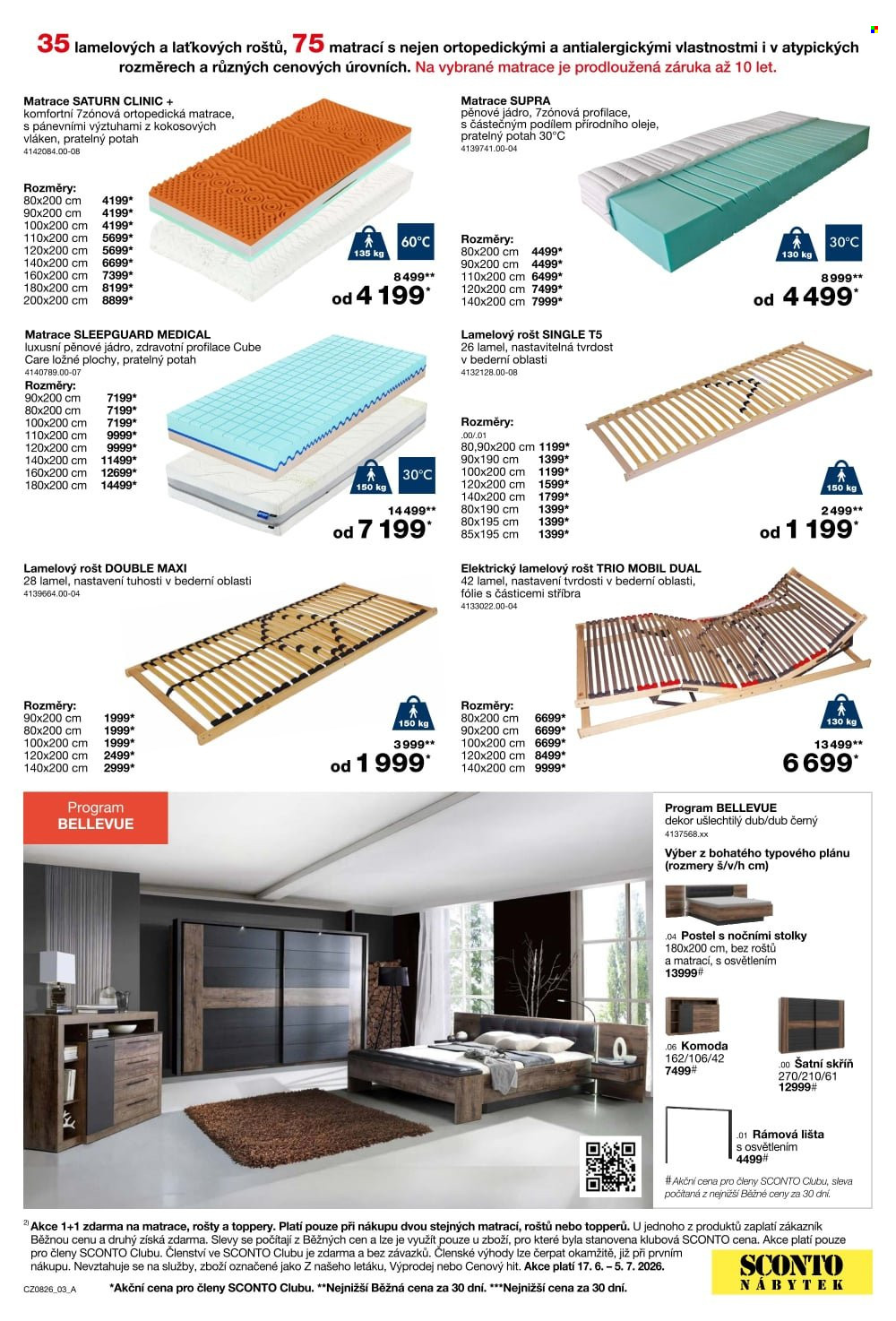 Leták SCONTO NÁBYTEK - 17.6.2026 - 14.7.2026. Strana 3