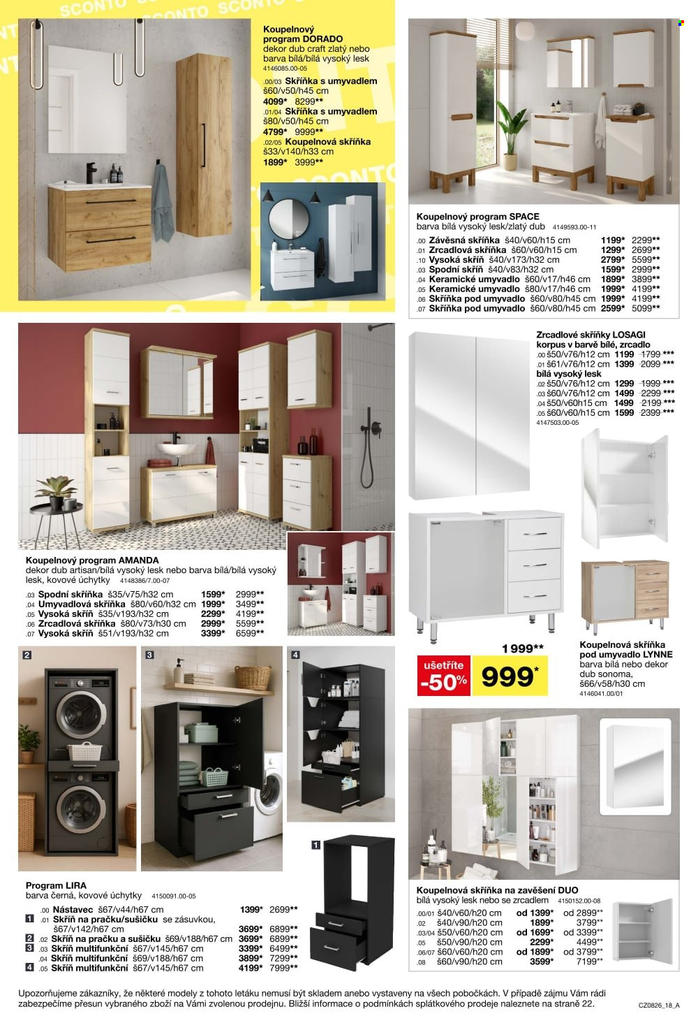 Leták SCONTO NÁBYTEK - 17.6.2026 - 14.7.2026. Strana 18
