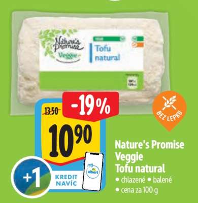Nature’s Promise Veggie Tofu natural