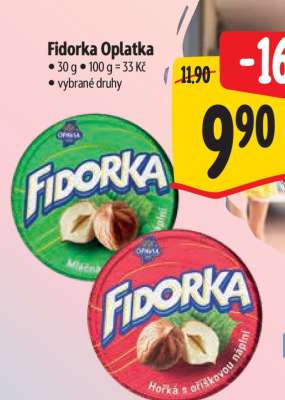 Fidorka oplatka