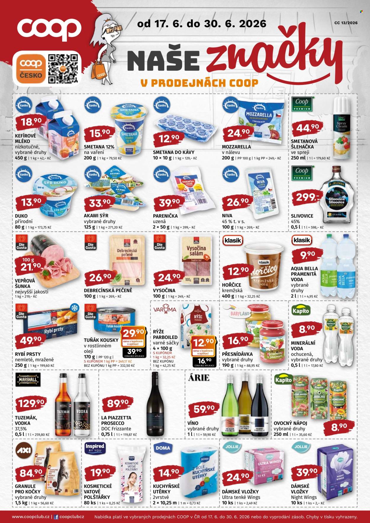 Leták coop JEDNOTA - 17.6.2026 - 30.6.2026. Strana 2