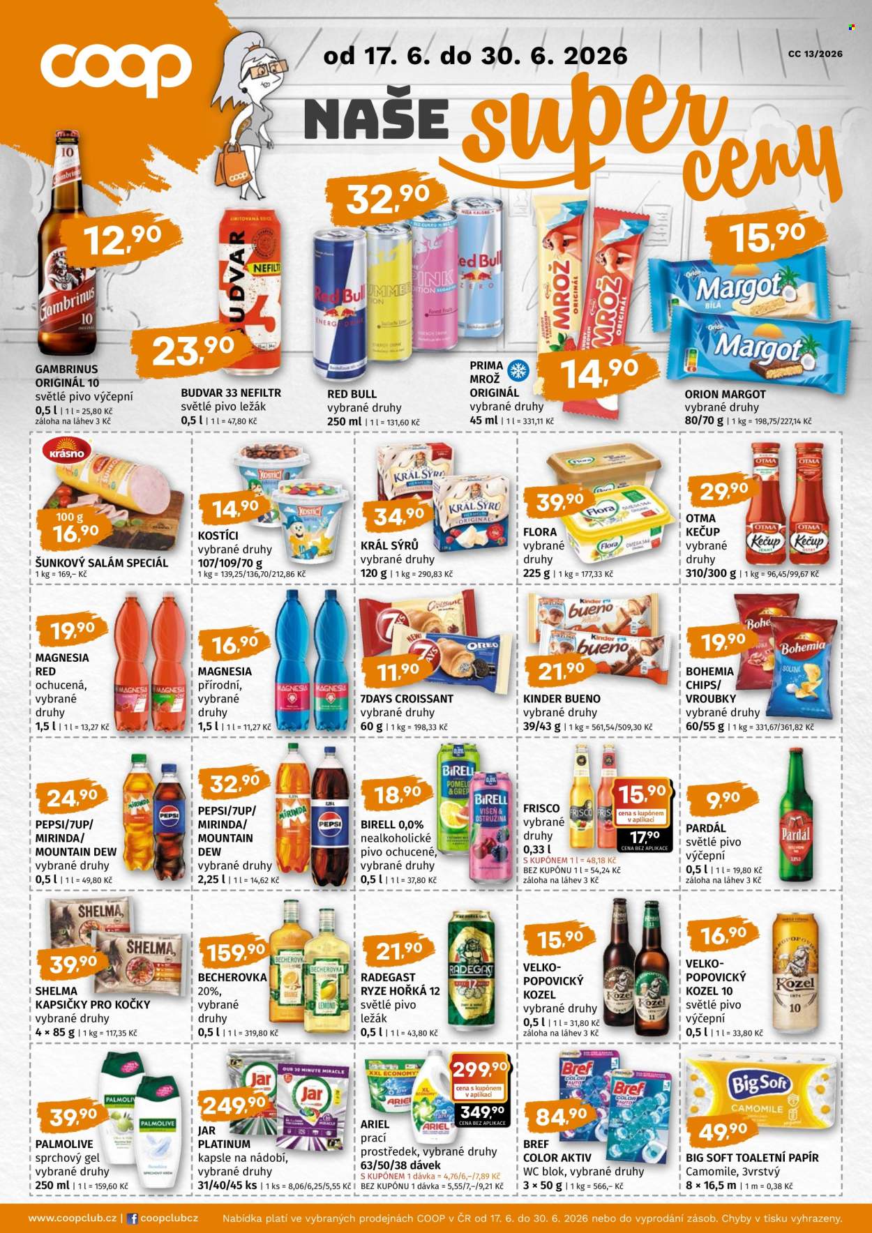 Leták coop TUTY - 17.6.2026 - 30.6.2026. Strana 1