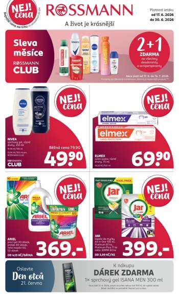 Leták ROSSMANN - 17.6.2026 - 30.6.2026.
