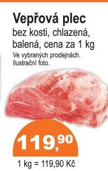 VEPŘOVÁ PLEC*
