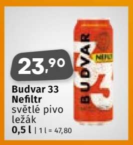 BUDVAR 33 NEFILTR