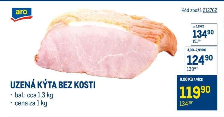 Uzená kýta bez kosti