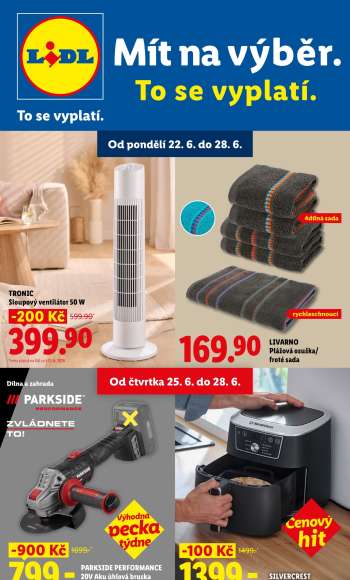 Leták Lidl - 22.6.2026 - 28.6.2026.