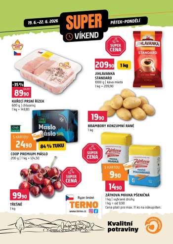 Leták coop TERNO - 19.6.2026 - 22.6.2026.