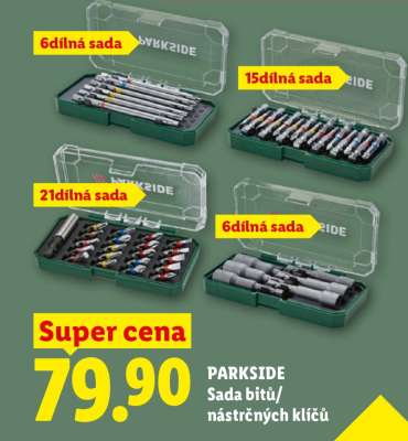 PARKSIDE Sada bitů / nástrčných klíčů