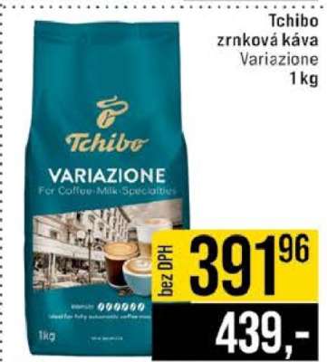 Tchibo zrnková káva Variazione